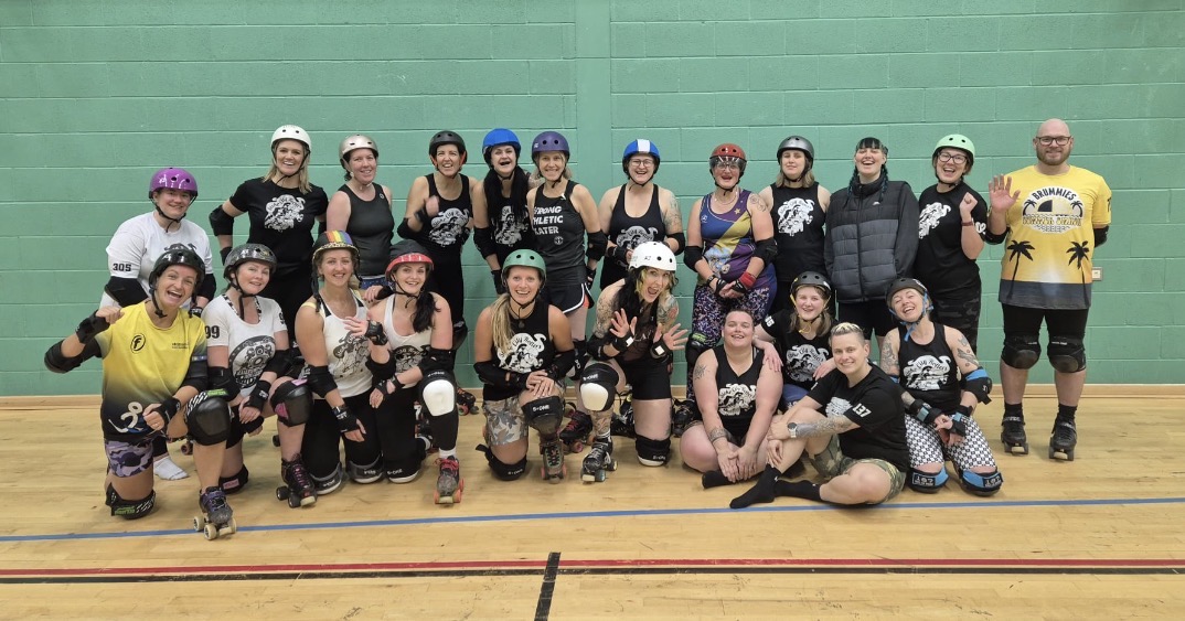 Stoke Roller Derby team group photo
